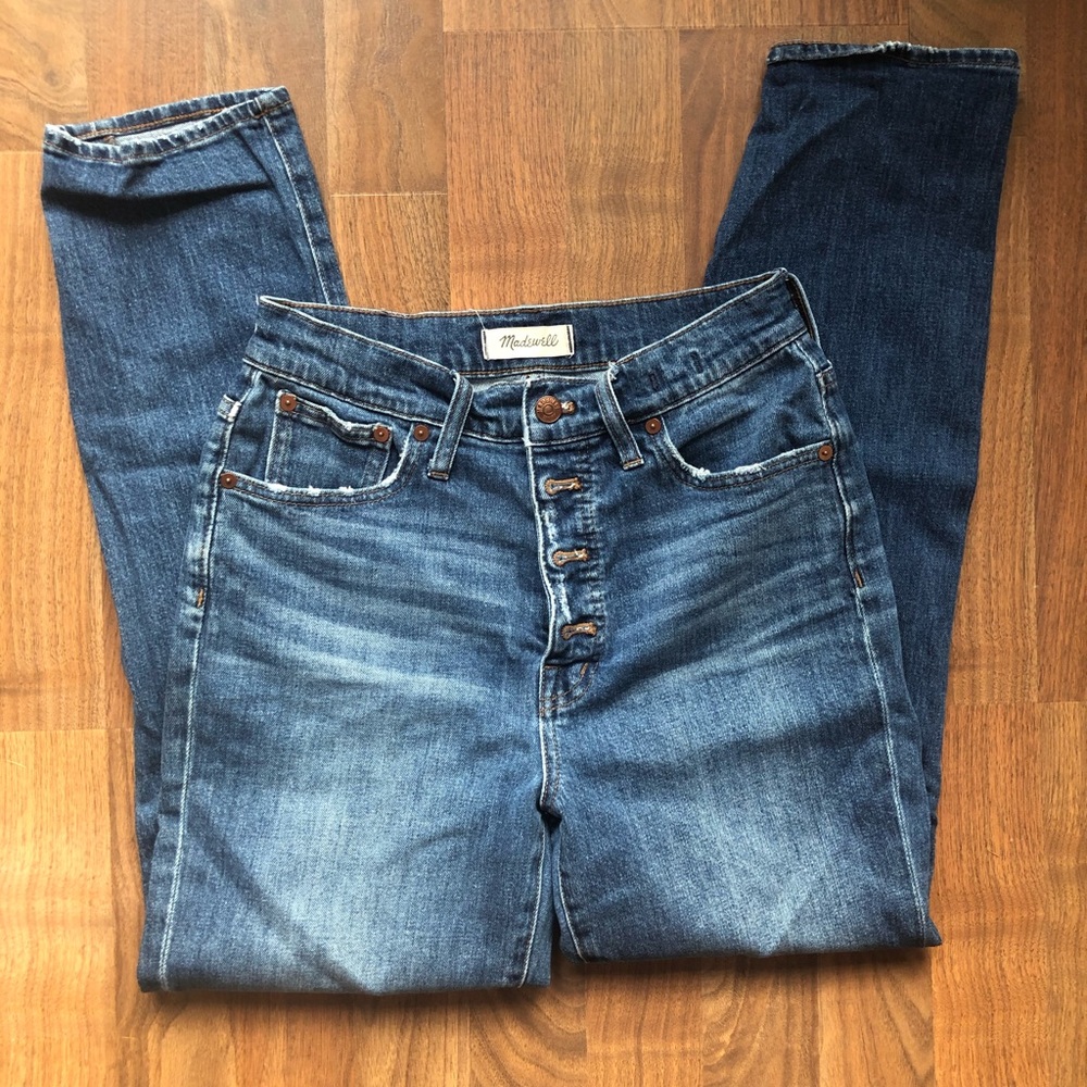 Madewell High Waisted Straight leg